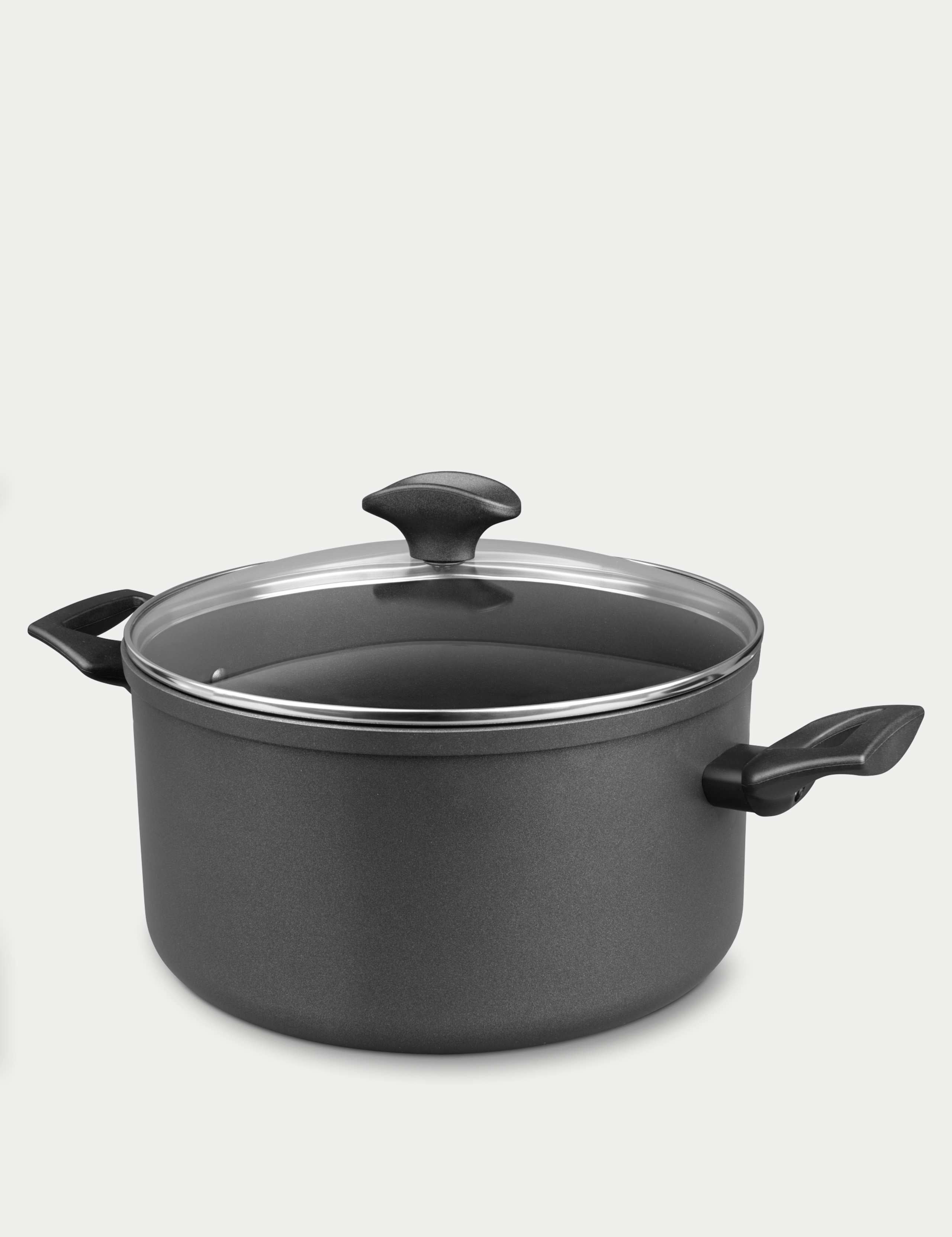 Tougher 9x 24cm induction stock pot with lid (British brand)