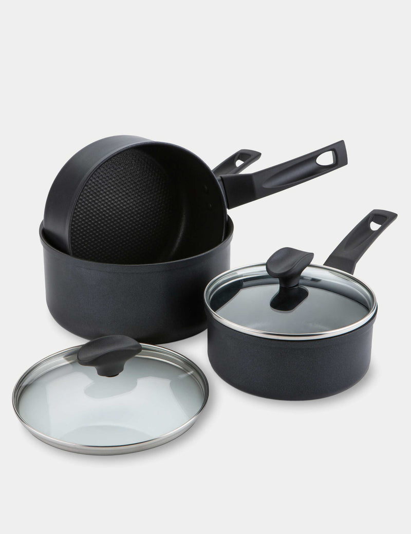 Prestige non-stick saucepan set of 3 (British brand)
