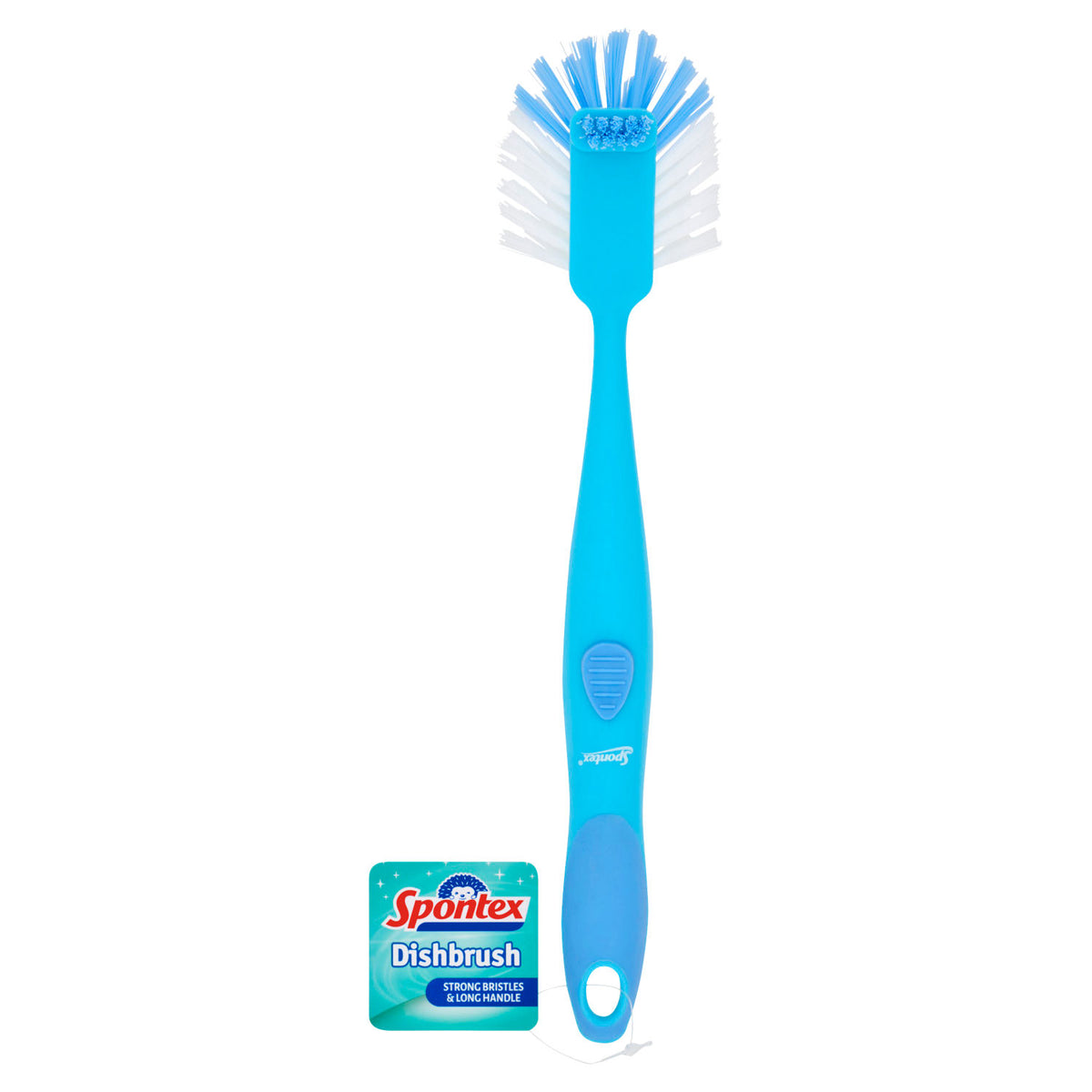 Spontex dishbrush blue long handle, imported from the UK