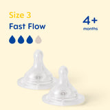 MAM Fast Flow Teat (Flow Rate 3) - 2 Pack