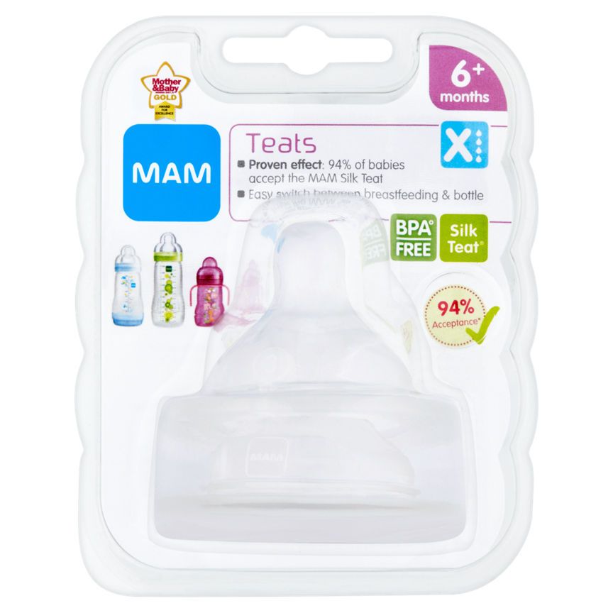 MAM Cross Cut Teat - 2 Pack