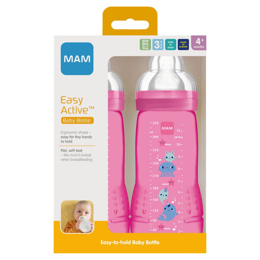 MAM Easy Active Baby Bottle 4+ Months