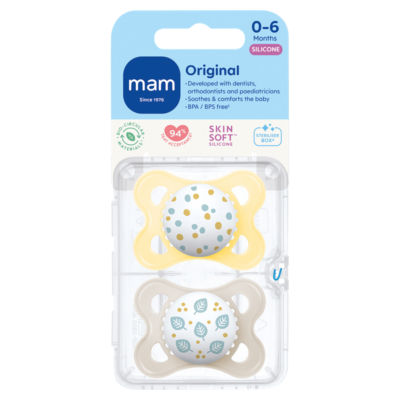 MAM silicone soother 2-6 months - British product