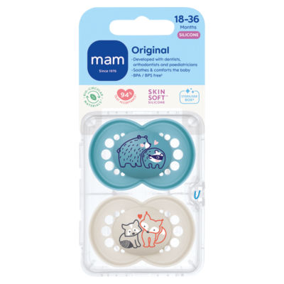 ASDA MAM Sucette Silicone Originale 16+ Mois - Acheter en ligne sur McGrocer