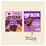 Graze Protein Cocoa Vanilla Snack Bars   4 per pack GOODS M&S   