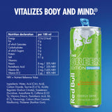 Red Bull Sugarfree Curuba Elderflower 250ml 4 pack, imported from the UK