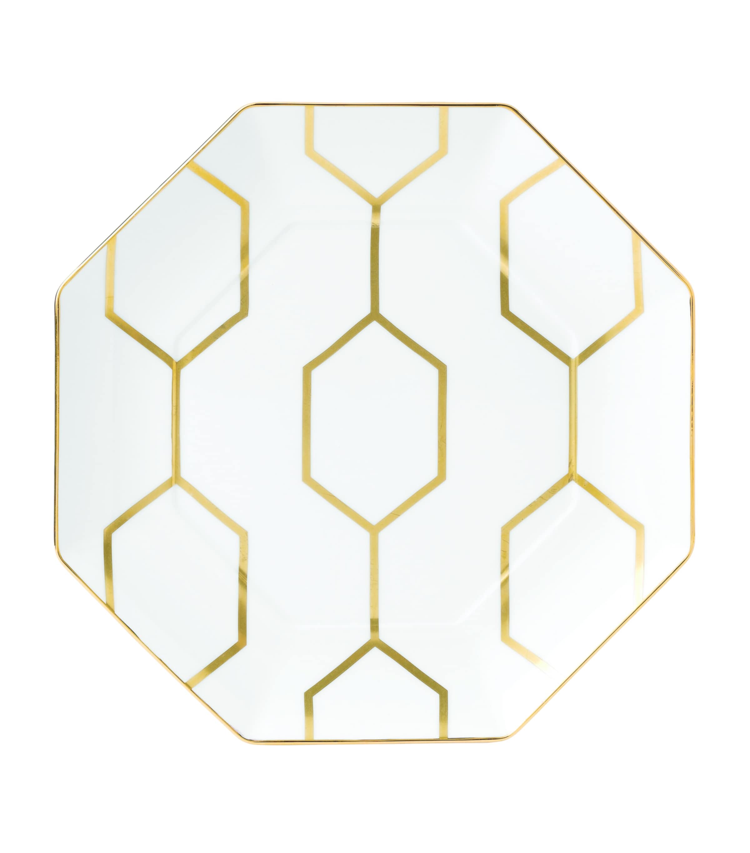 Wedgwood Gio Gold octagonal plate 23cm (British brand)