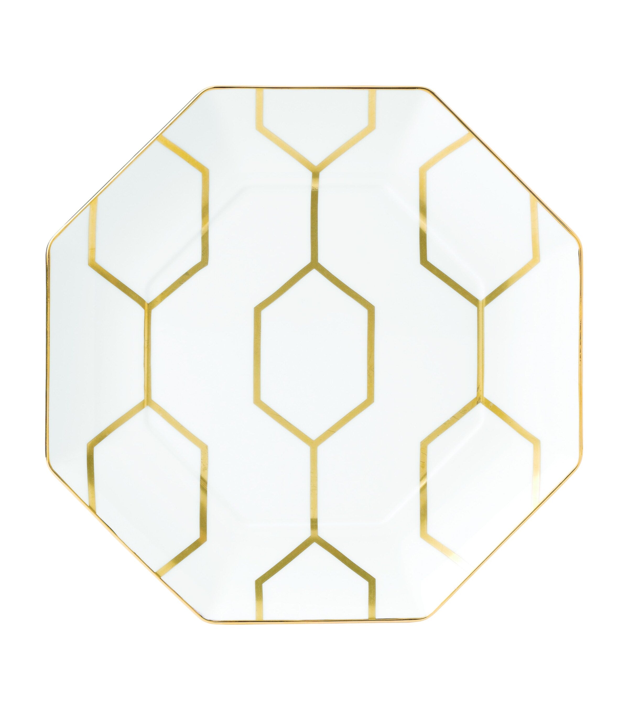 Wedgwood Gio Gold octagonal plate 23cm (British brand)