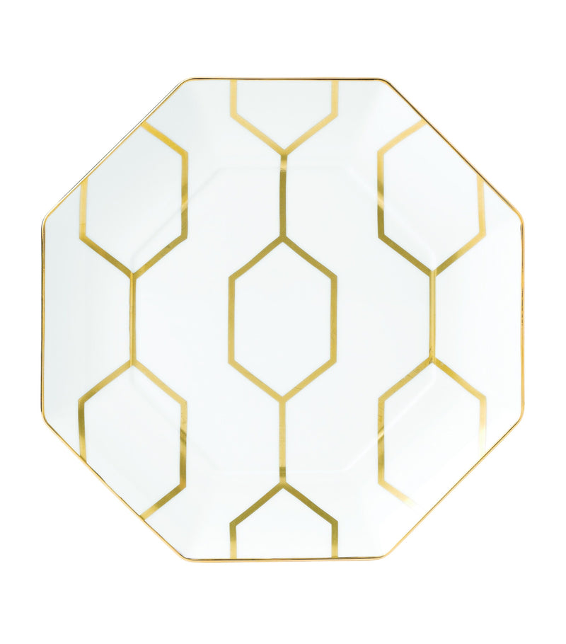 Wedgwood Gio Gold octagonal plate 23cm (British brand)