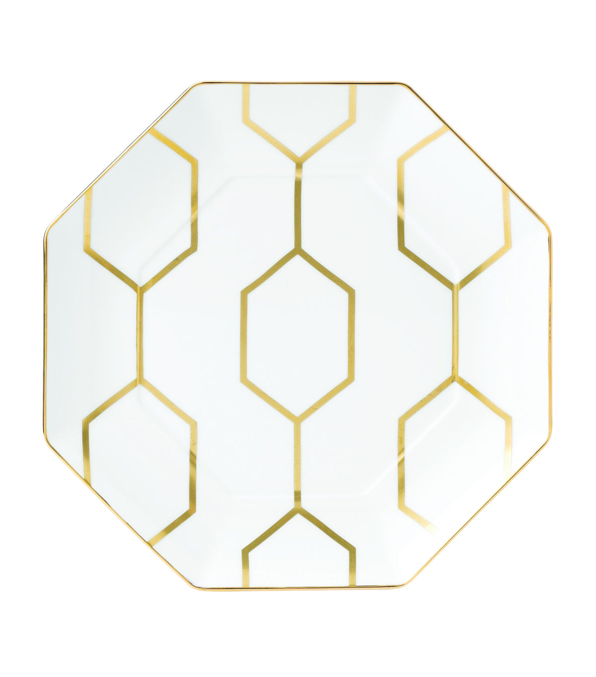 Wedgwood Gio Gold octagonal plate 23cm (British brand)