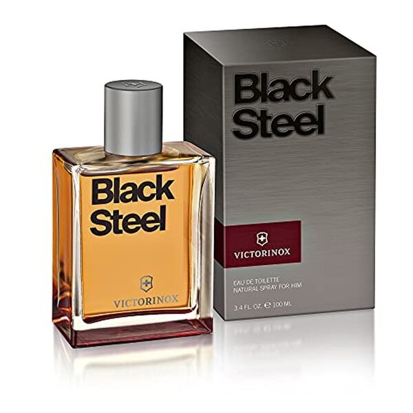 Swiss Army Black Steel Eau de Toilette 100ml Spray