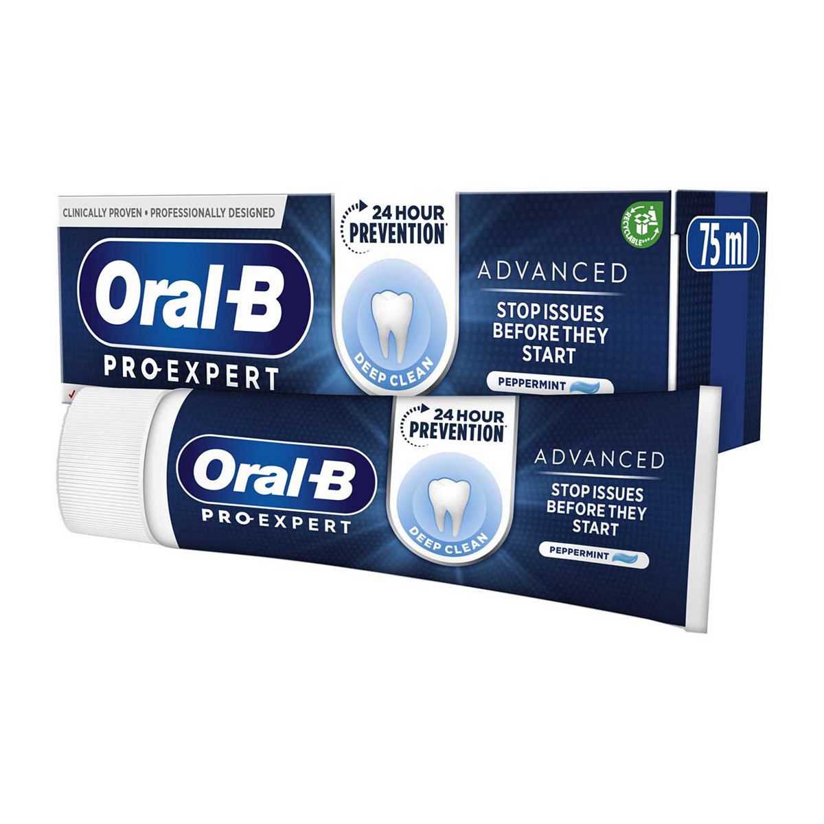 Oral-B ProExpert Advanced Science Deep Clean Toothpaste 75ml Dental Boots   