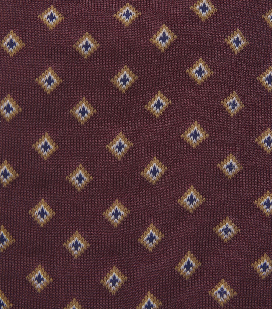 Harrods cotton-blend diamond jacquard socks, UK version