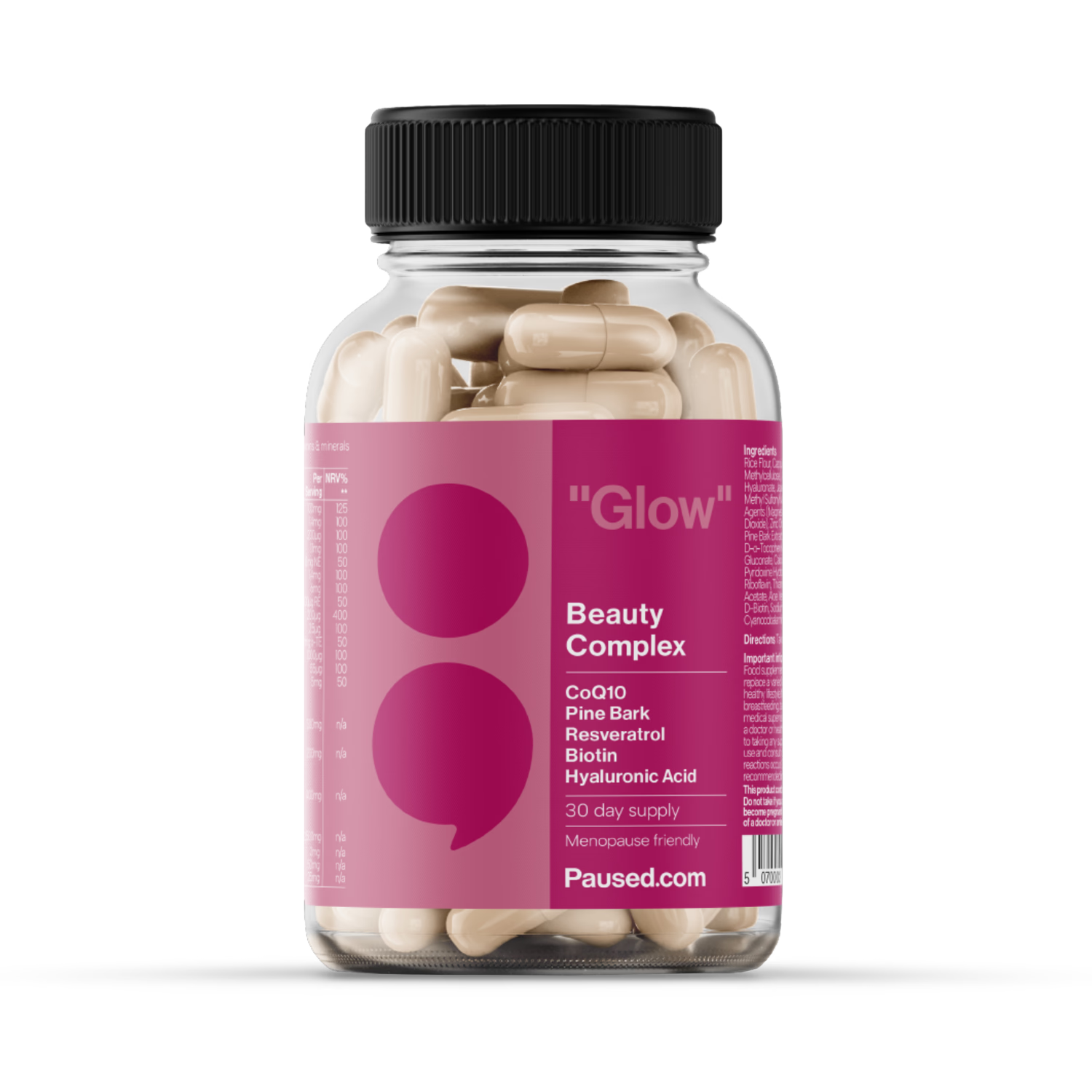 Paused Beauty Complex 60 capsules, imported from the UK