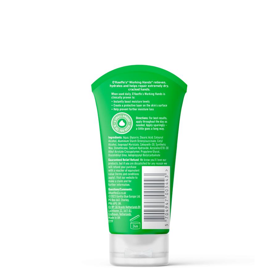 O'Keeffe's Working Hands hand cream 58g tube, imported from the UK