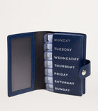 Ettinger Capra leather pill case with seven compartments - British product