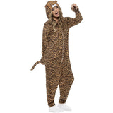 Smiffys Tiger Costume, Brown