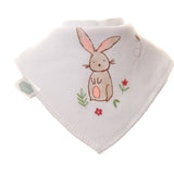 Ziggle Bandana Dribble Bib White Bunny (British brand)