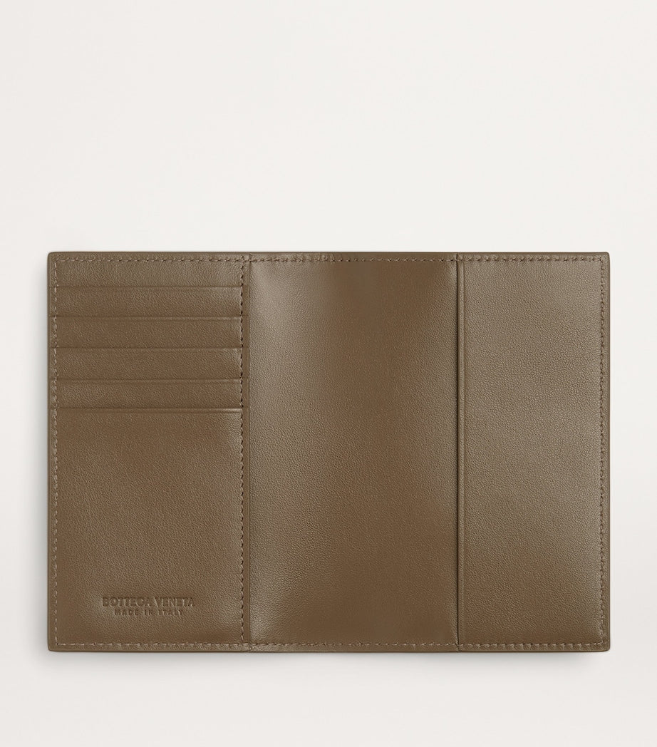 Bottega Veneta Intrecciato leather passport holder (British brand)