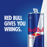 Red Bull energy drink 250ml, imported from the UK