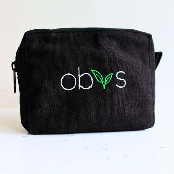 Obvs organic cotton toiletry bag (British brand)