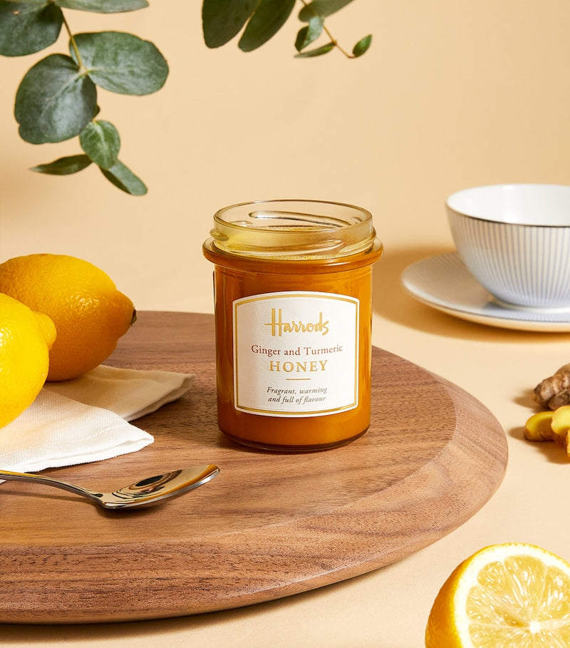 Harrods ginger and turmeric honey 250g, UK version