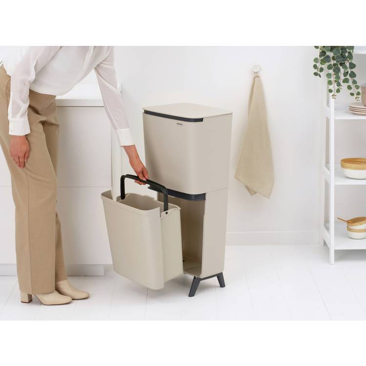 Brabantia recycle bin beige 20+25L (British brand)