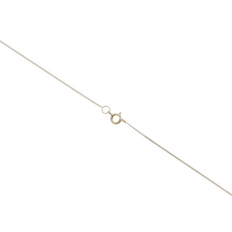 Revere pendant necklace crystal heart 9ct gold (British brand)