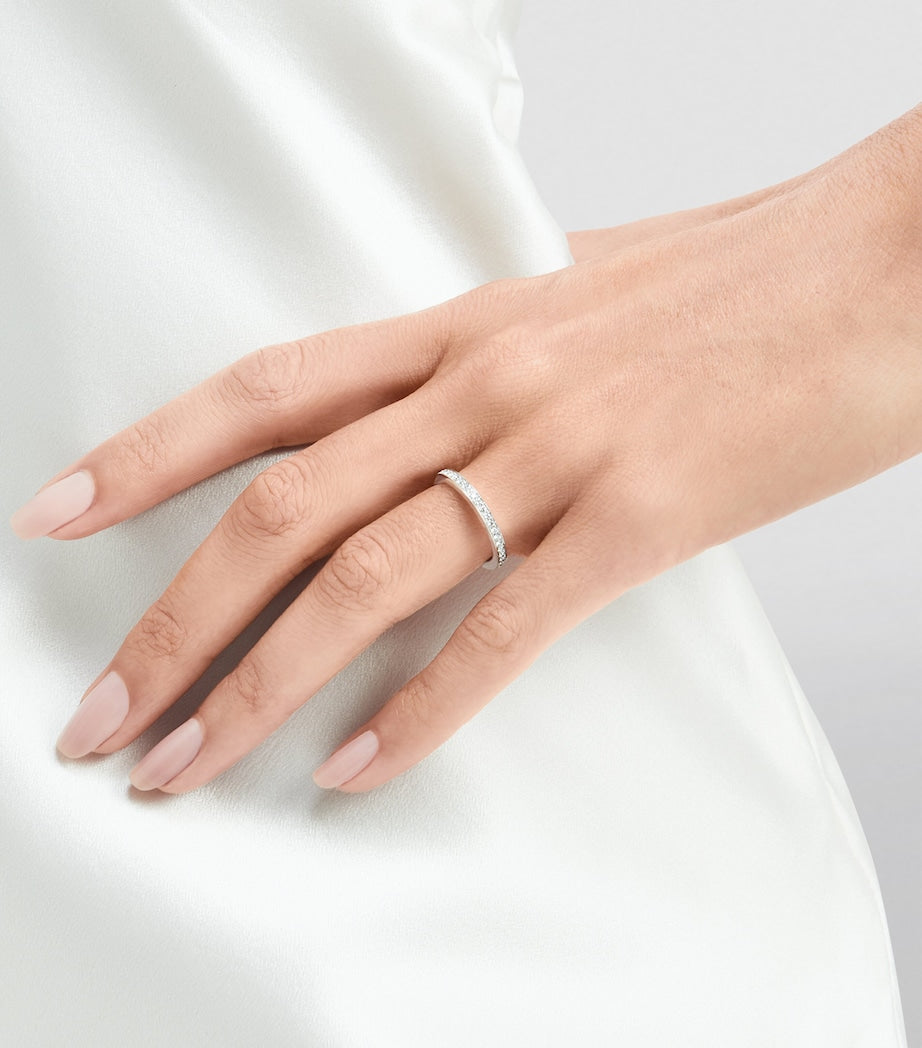 Graff platinum and diamond eternity ring, UK version