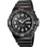 Casio black resin strap watch 44.6mm, imported from the UK