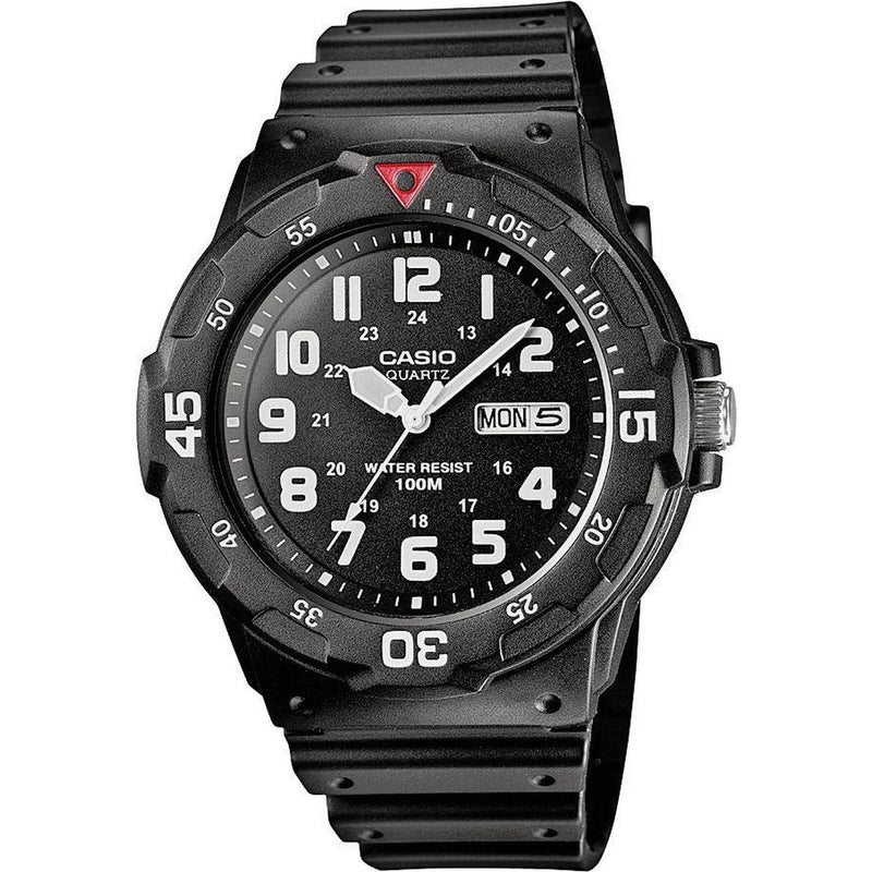 Casio black resin strap watch 44.6mm, imported from the UK