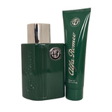 Alfa Romeo Green EDT set 125ml with shower gel, UK version