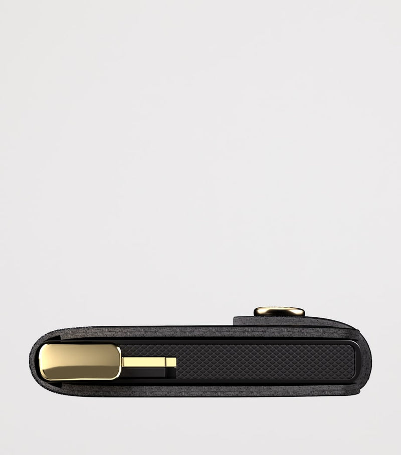 Secrid leather diamond-embossed miniwallet card holder UK version