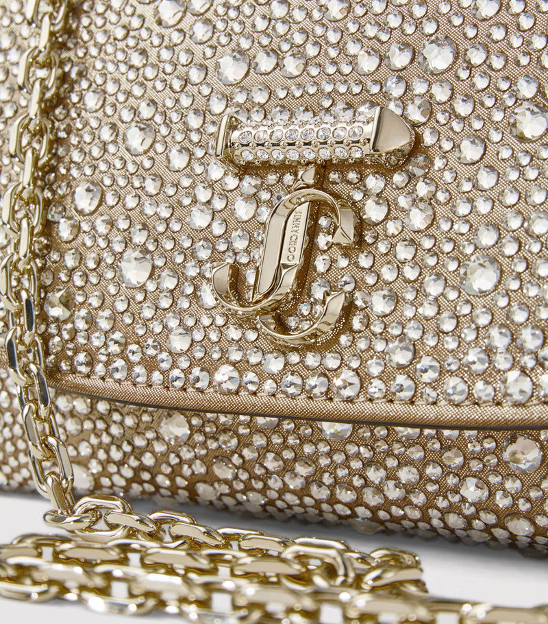 Jimmy Choo Curve cross-body bag with crystal embellishments, UK version