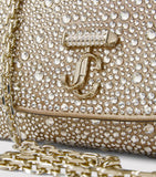 Jimmy Choo Curve cross-body bag with crystal embellishments, UK version