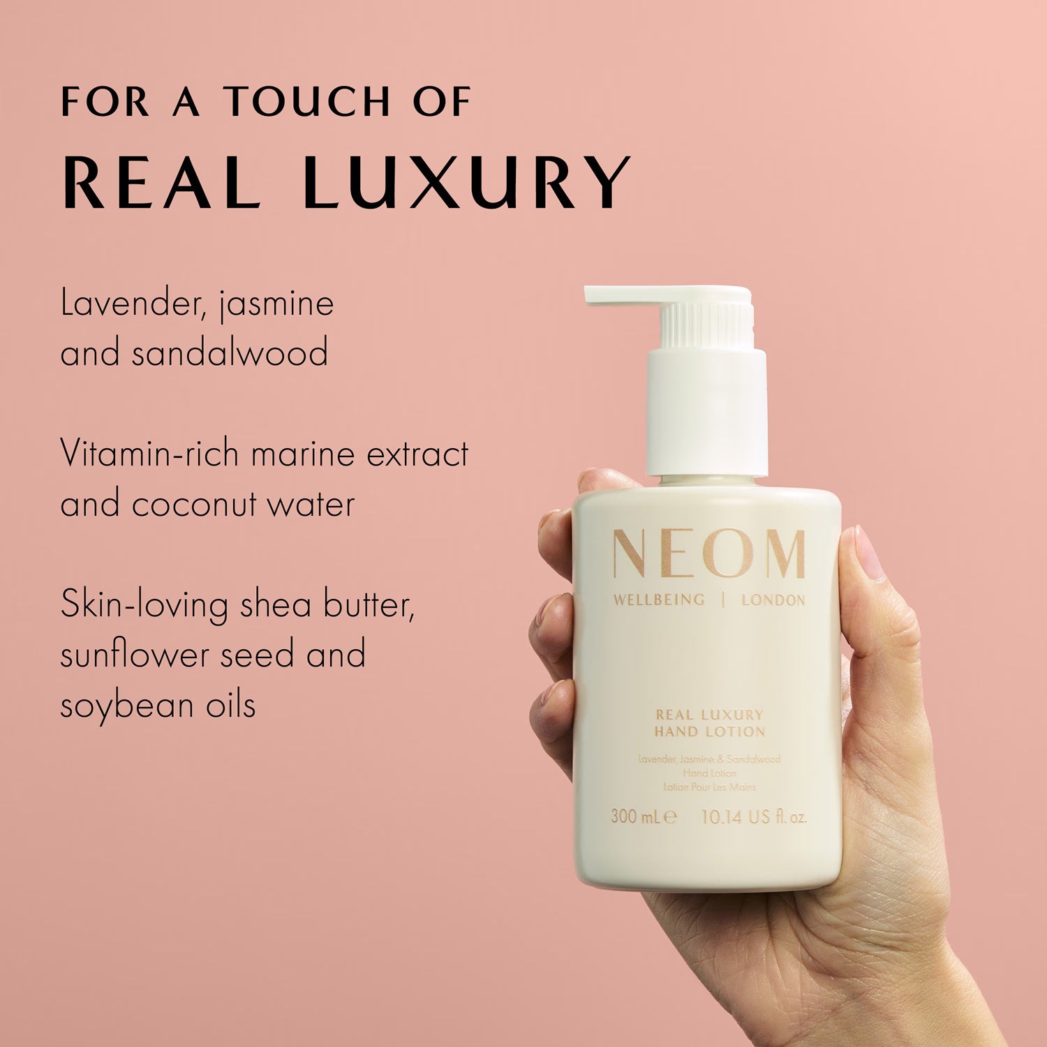 NEOM Real Luxury hand lotion 300ml (British brand)