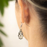 Myga Hamsa earrings made of zinc alloy, UK version