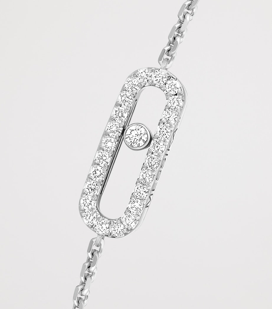 Messika Move Uno white gold diamond bracelet - British product