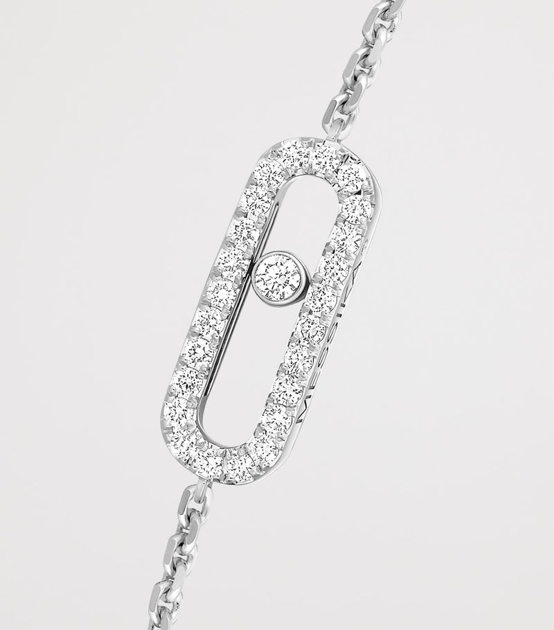 Messika Move Uno white gold diamond bracelet - British product