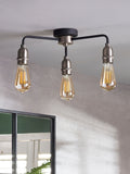 Next Black Brooklyn ceiling light, imported from the UK