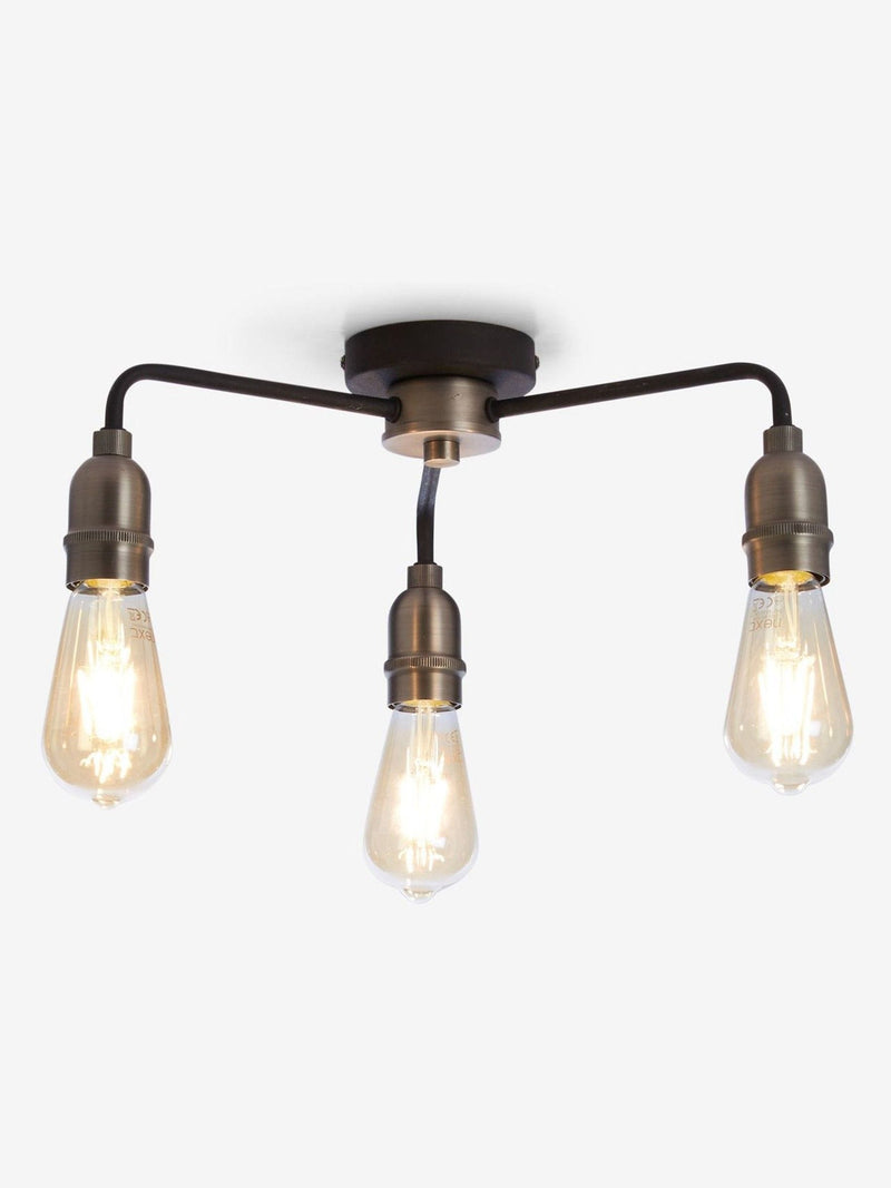 Next Black Brooklyn ceiling light, imported from the UK