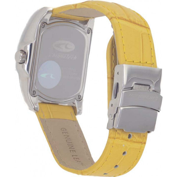 Chronotech black leather ladies watch, UK version