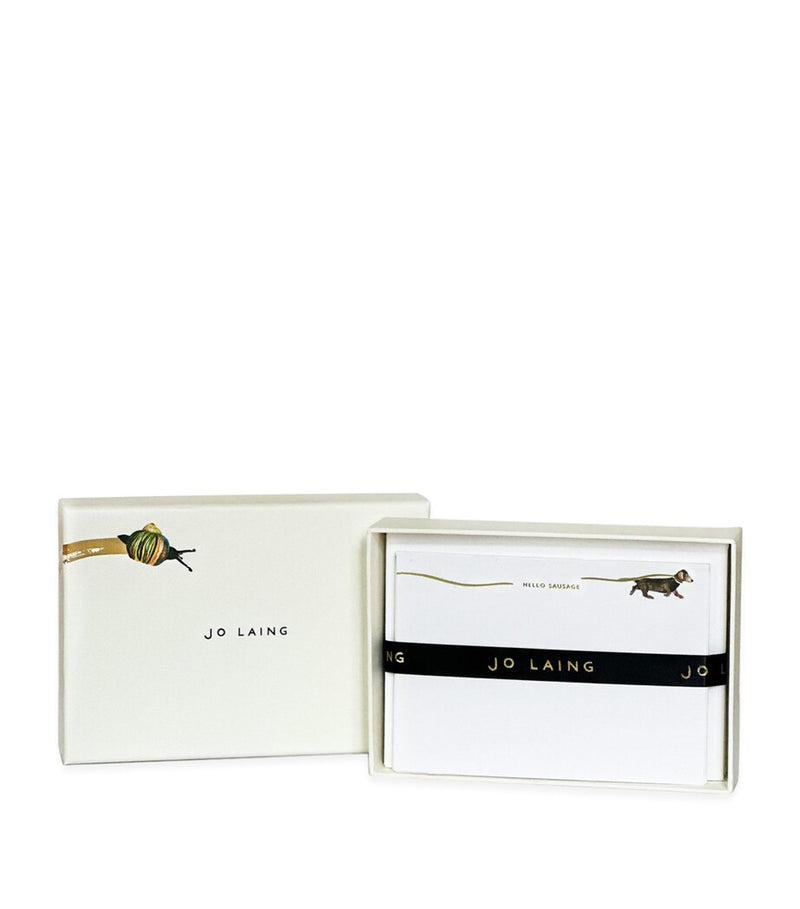 Jo Laing Hello Sausage A6 correspondence cards, UK version