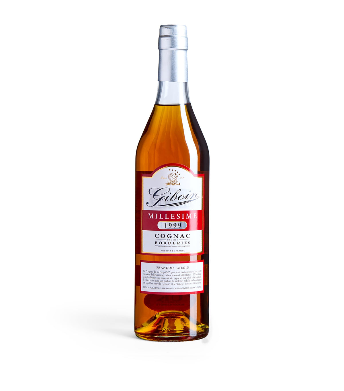 Giboin Borderies Vintage 1999 Cognac 70cl, UK version