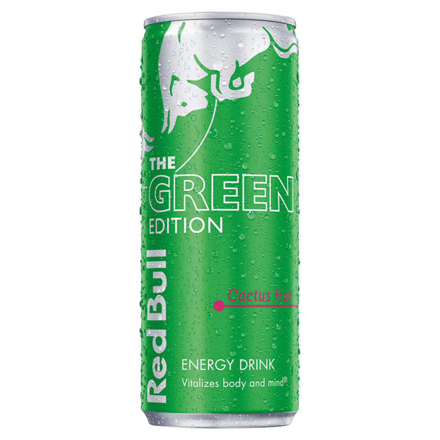 Red Bull Energy Drink Green Edition Cactus Fruit 250ml