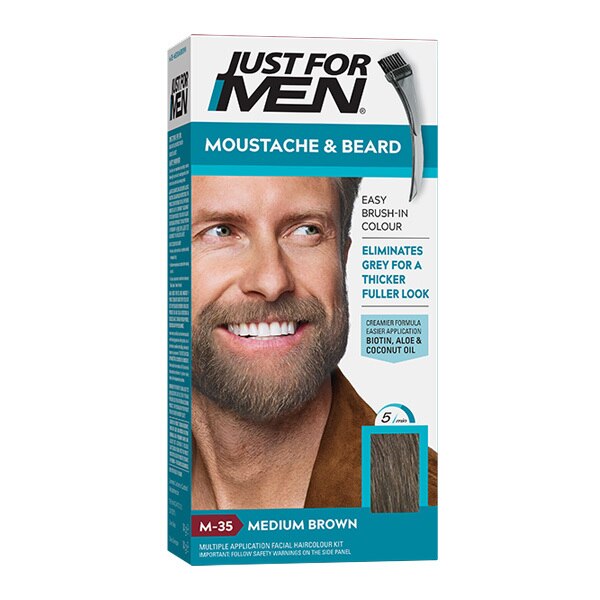 Just for Men Beard Gel Medium Brown M35 GOODS Superdrug   