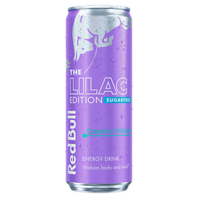 Red Bull Lilac sugarfree grapefruit blossom 355ml - British product