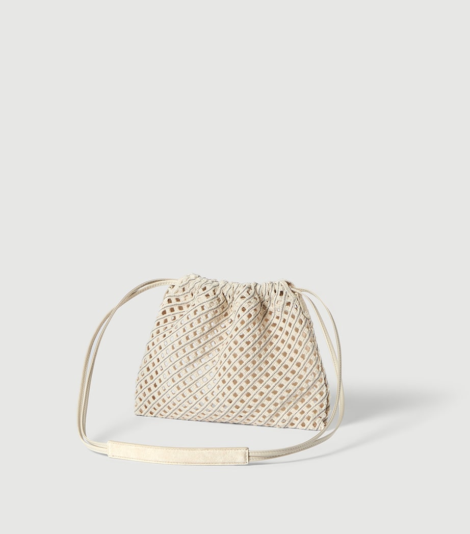Brunello Cucinelli crochet pouch bag 21x26cm (British brand)