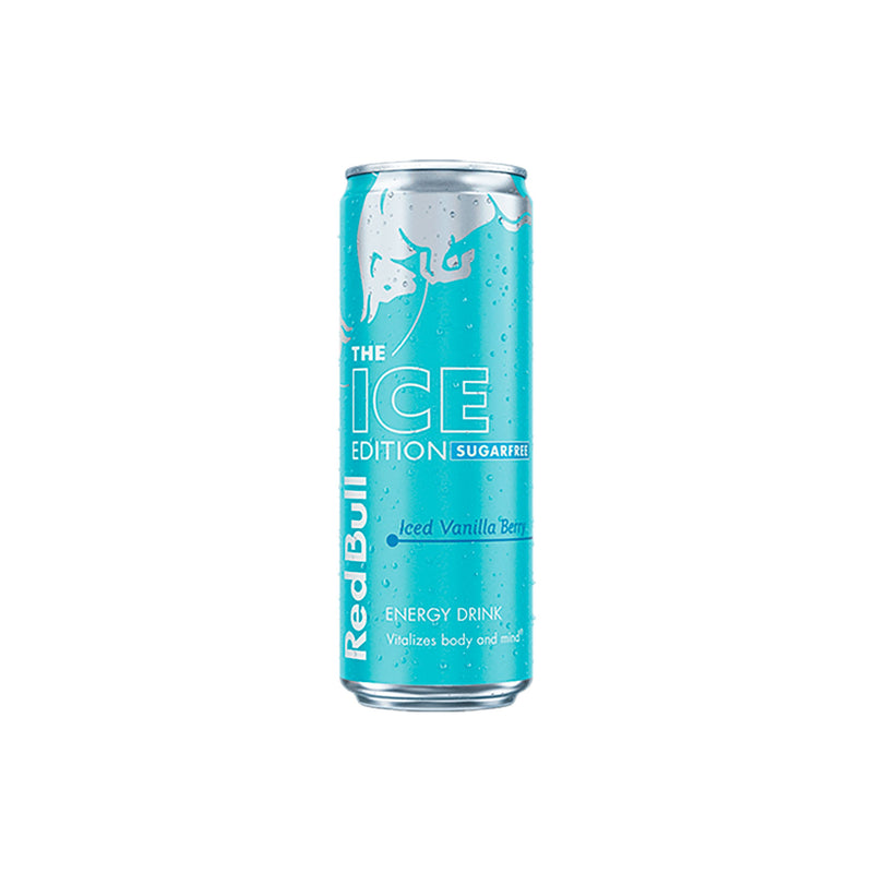 Red Bull Ice Edition sugarfree energy drink 473ml (British brand)