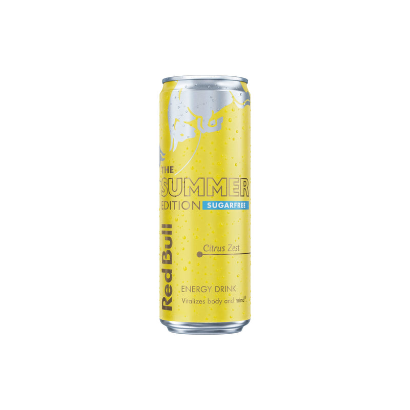 Red Bull Summer Edition sugarfree citrus energy drink 473ml - British product